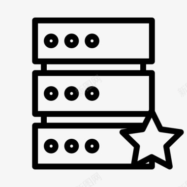 服务器数据库云服务器图标