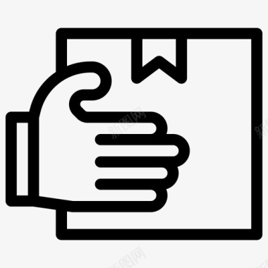 中秋节包装素材收货发货包装图标