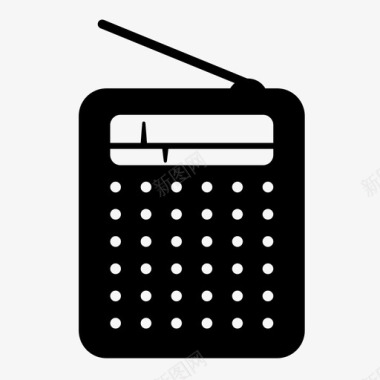 收音机听音乐图标