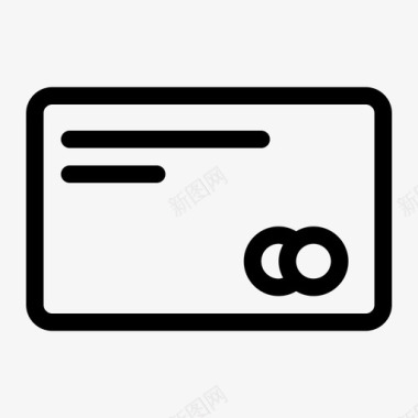 信用卡信用卡用户界面图标