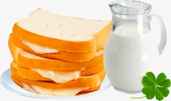 黄油吐司小夫 黄油切片 吐司面包1美食高清图片