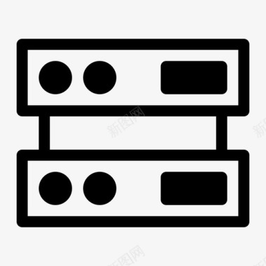 服务器服务器数据电子设备图标