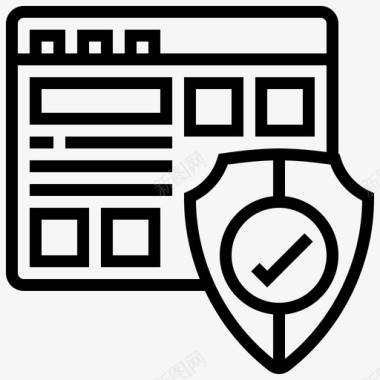 隐私数据保护隐私安全图标