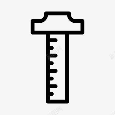 尺子png比例尺建筑施工图标