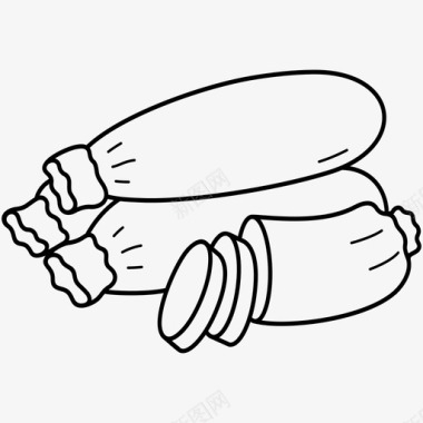 西葫芦好处食品图标