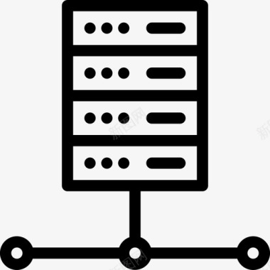 服务器服务器业务数据图标