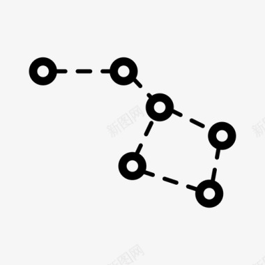 星座天文学科学图标