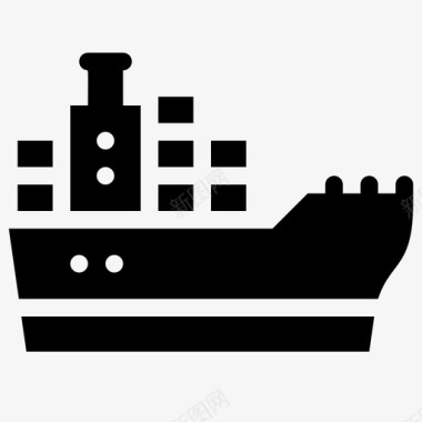 中秋节包装素材航运货物集装箱图标