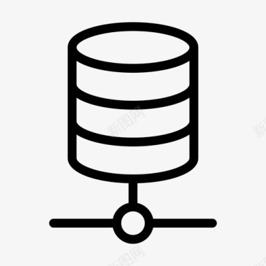 服务器数据库连接网络图标