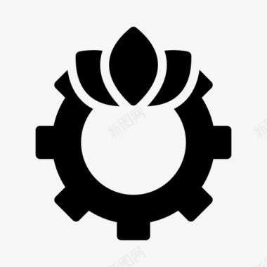 齿轮标志齿轮配置设置图标