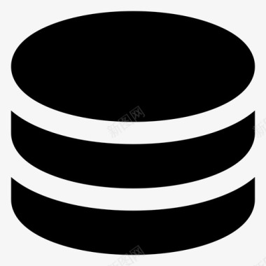 服务器存储云数据图标