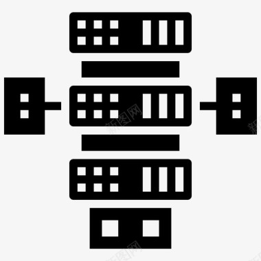 服务器数据备份托管服务器图标