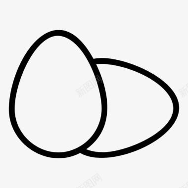 蛋卷鸡蛋早餐鸡肉图标