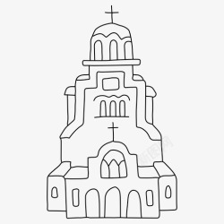 保加利亚大教堂亚历山大涅夫斯基大教堂亚历山大涅夫斯基建筑高清图片