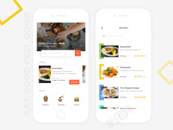 Food appsearchoffersmenu界面素材