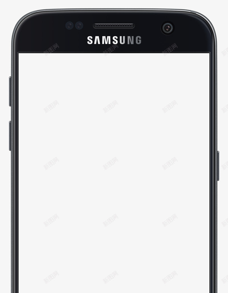 Samsung Galaxy S7 Black透明png免抠素材_88icon https://88icon.com 透明