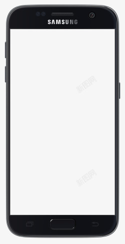 Samsung Galaxy S7 Black透明素材