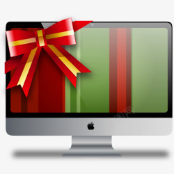 苹果显示器图标  iconcom圣诞节素材