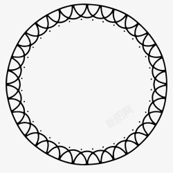 MANDALACIRCLE77边框纹样素材