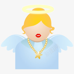 可爱天使图标 iconcom圣诞节png免抠素材_88icon https://88icon.com 可爱 天使 图标 圣诞节