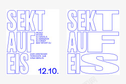 SEKT AUF EIS ARTWORK创意素材