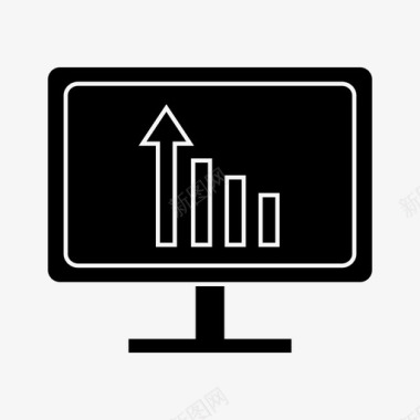 六边形信息图表图表分析计算机图标