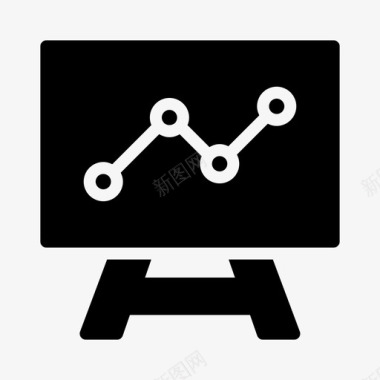 营销图表图板图表演示图标