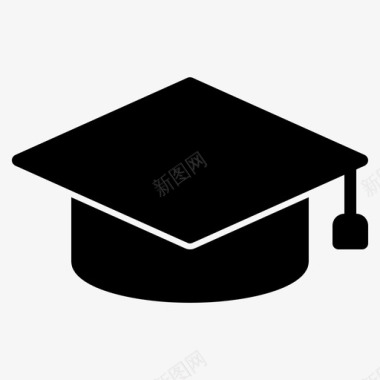 毕业帽学校学生图标