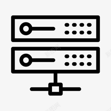 服务器服务器连接数据库图标