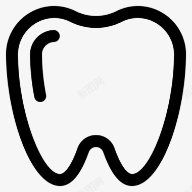 牙齿护理医疗图标