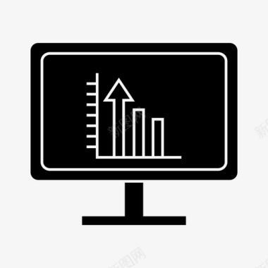 六边形信息图表图表分析计算机图标