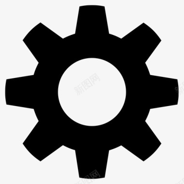 齿轮标志齿轮首选项设置图标