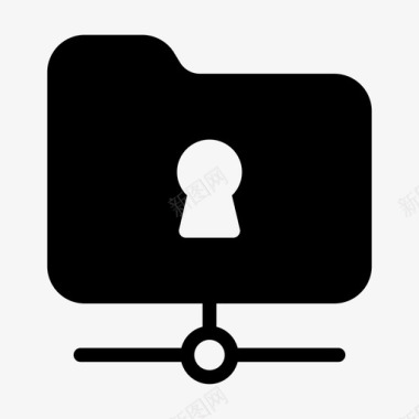 隐私文件夹网络保护图标