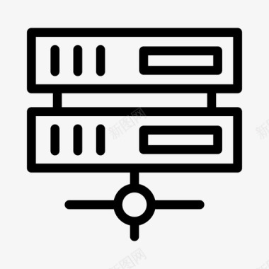 服务器服务器连接数据库图标