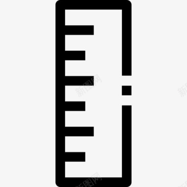 尺子矢量设计测量尺子图标