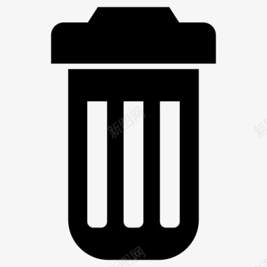 删除垃圾箱垃圾箱垃圾桶图标