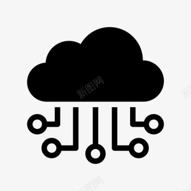 服务器云计算配置图标