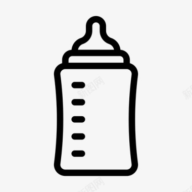 婴儿喂食器婴儿奶瓶饮料图标