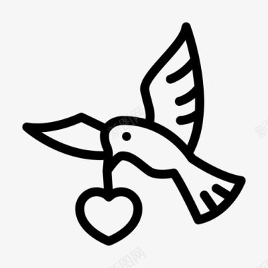 爱情爱情鸽子苍蝇图标
