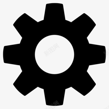 齿轮标志齿轮首选项设置图标