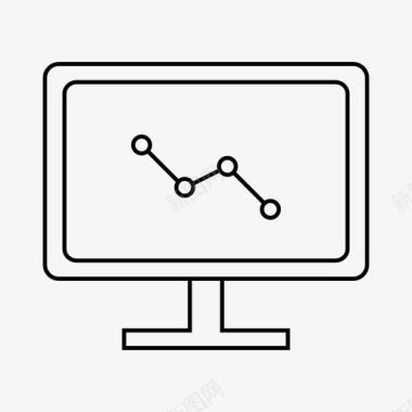 购物信息图表图表分析计算机图标