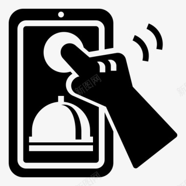 酸奶订购食物移动在线图标