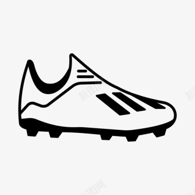 足球足球鞋鞋钉游戏图标