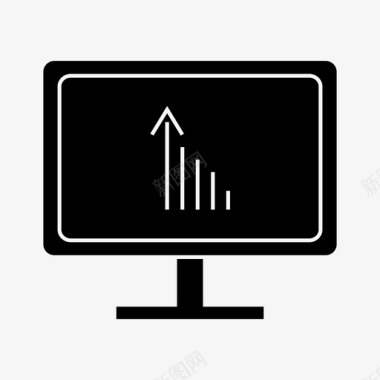 购物信息图表图表分析计算机图标