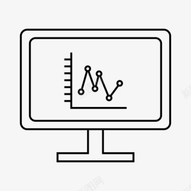 购物信息图表图表分析计算机图标