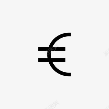 火焰欧元图标欧元货币经济图标