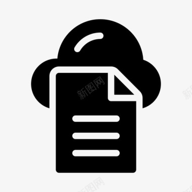 服务器文件云文档图标