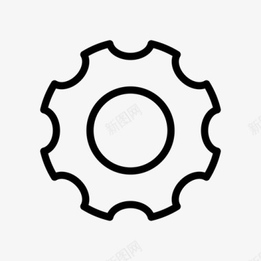 齿轮标志设置货物齿轮图标