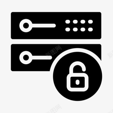 服务器解锁数据库保护图标