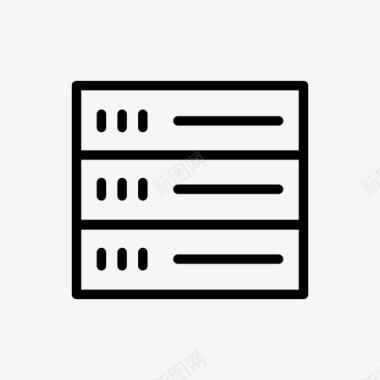 服务器服务器数据库主机图标